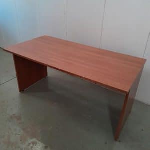 Panel Leg Desk - Cherry