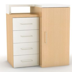 Fridge Server Unit - With 4 x Drawers